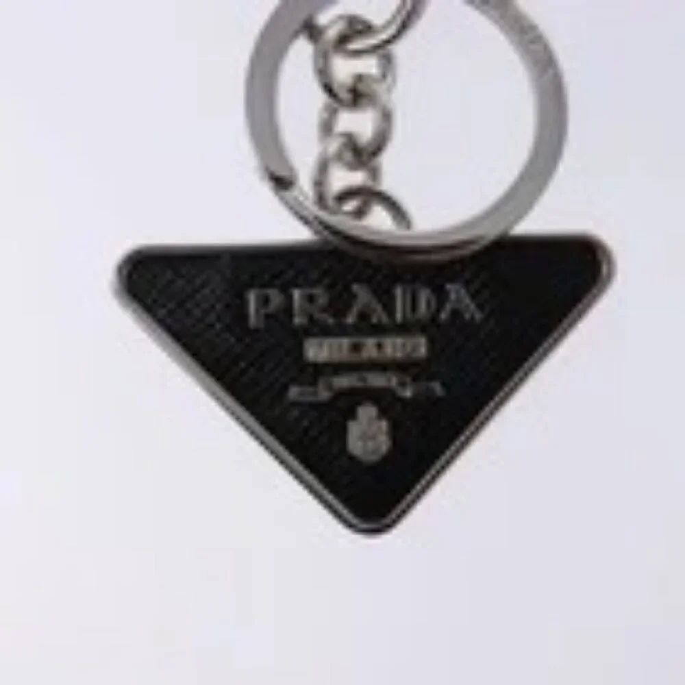 PRADA Key Charm metal Silver Auth